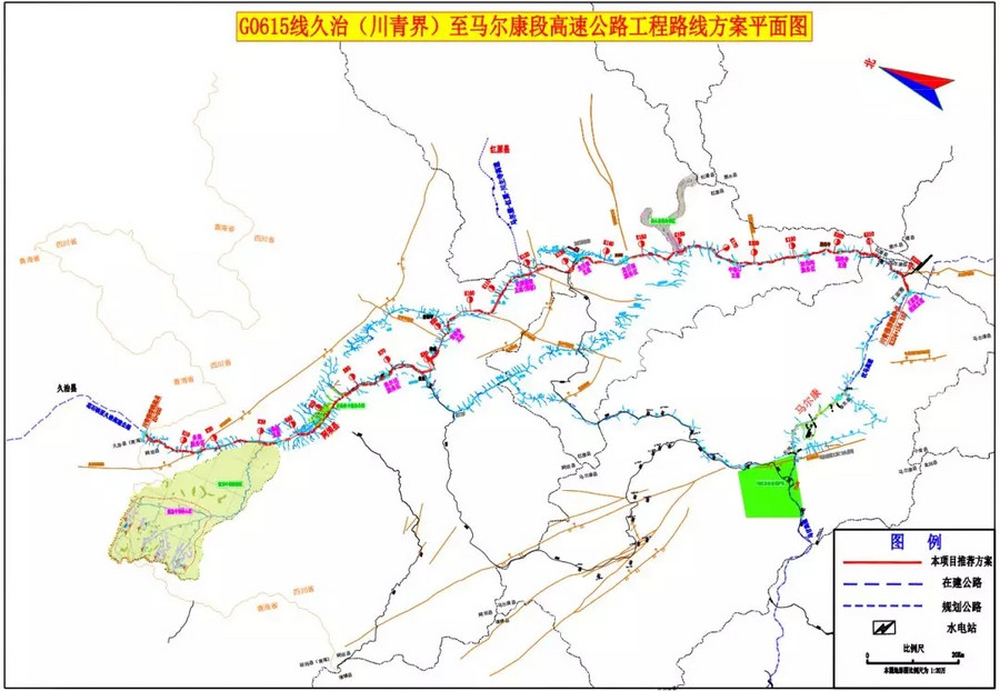 9% 设互通立交7处,服务区4处,停车区3处 g7611线昭通至西昌段高速公路