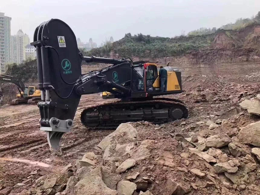 喜讯!沃尔沃超大型挖掘机ec950el在湖北省重点工程交付