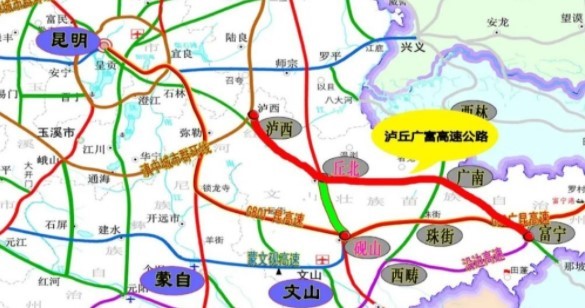 泸丘广富项目线路图