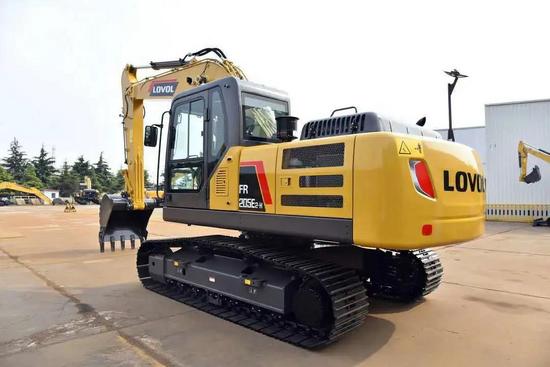 土方猛将雷沃fr205e2h挖掘机土方施工挖机推荐