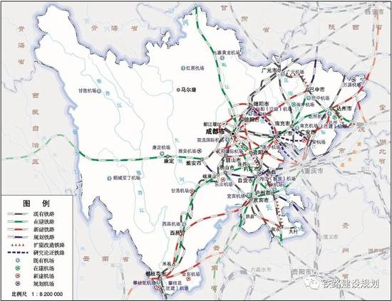 四川将规划建设一批铁路重大项目
