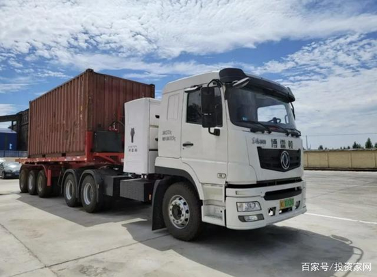 博雷顿6×4纯电动牵引车,平地满载能耗为1.