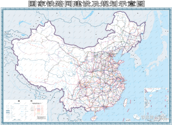 【地图更新】国家铁路网建设及规划示意图2021年10月1日版本