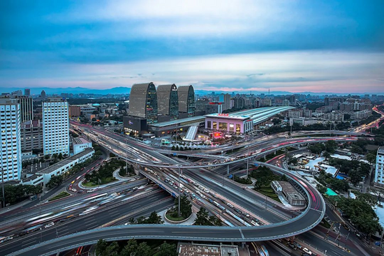 四层全互通北京昌平这座跨京藏立交桥开工了