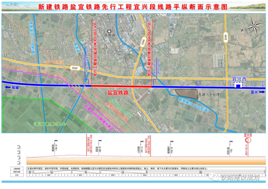 盐宜高铁先行工程二次环评公示,12月底正式开工!