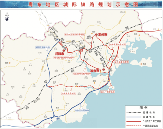 1,项目规模 粤东城际铁路项目位于广东省粤东地区,连接汕头,揭阳,潮州
