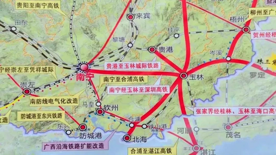 总投资约3000亿广西规划十四五跨十五五铁路14条