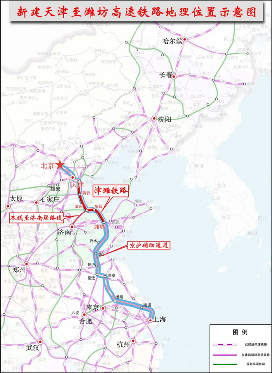 全线开工难度大津潍高铁东营黄河公铁大桥年内将先期开工