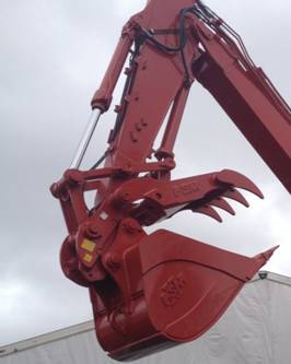 挖掘机的前端装置都有哪些?直接上图看