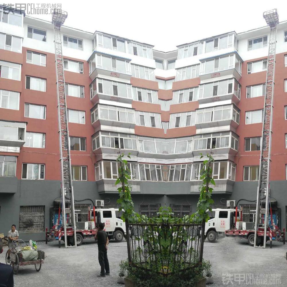 有了云梯车 生意就是这么火