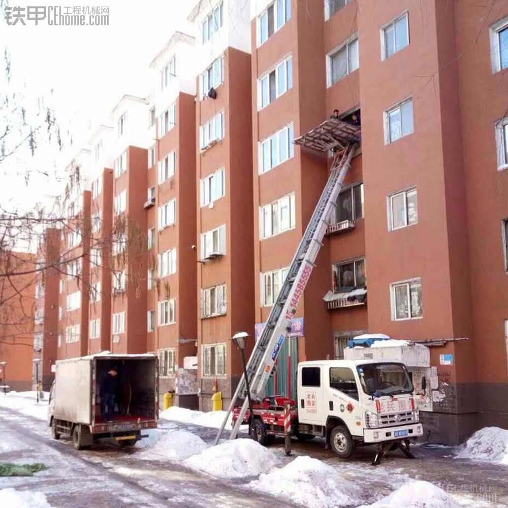 有了云梯车 生意就是这么火