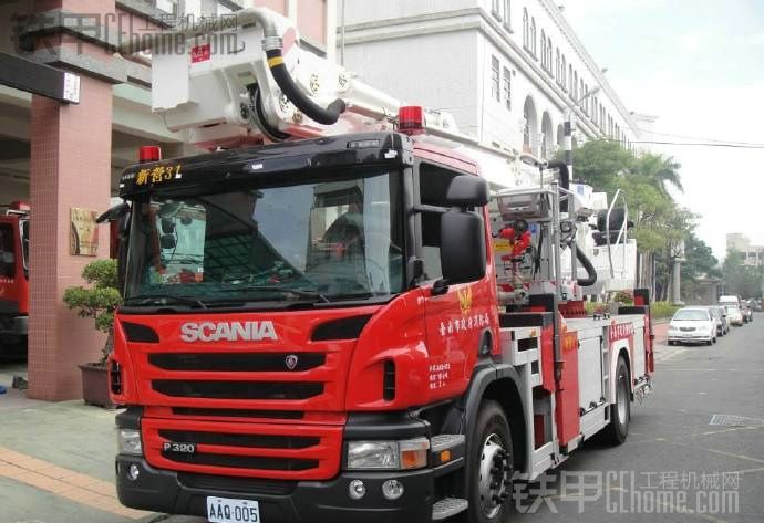 台湾的斯堪尼亚消防车汇集