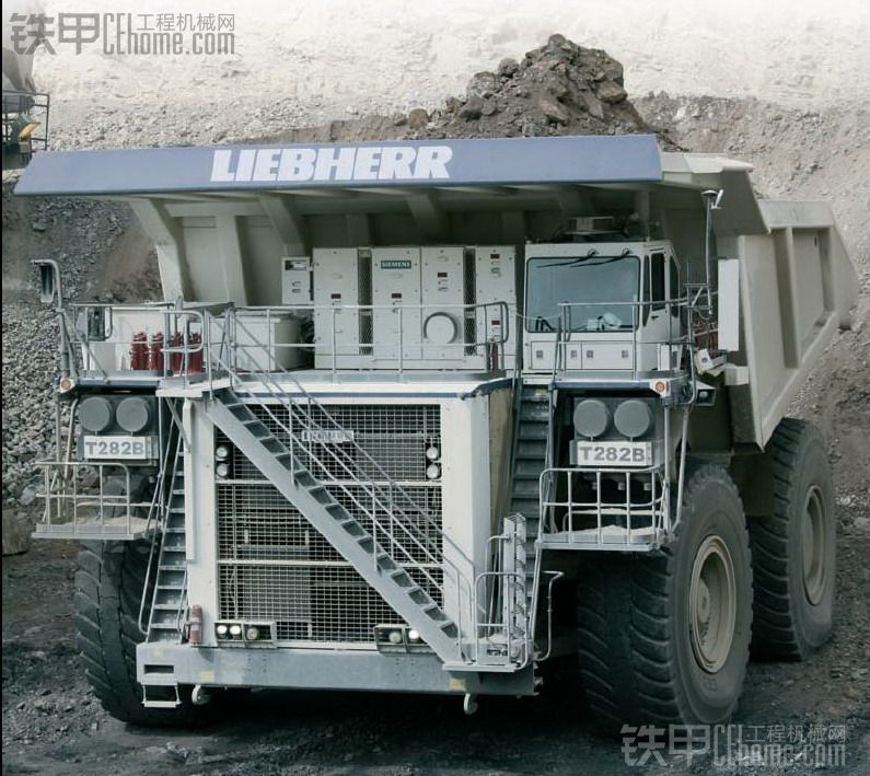 最大的卡车——liebherr t282b 矿用自卸卡车