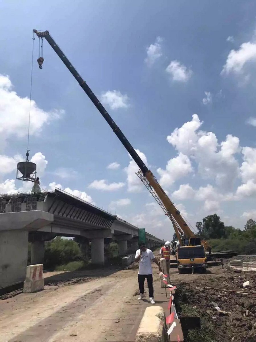 带一路 上的明珠,柳工起重机闪耀泰国_铁甲工