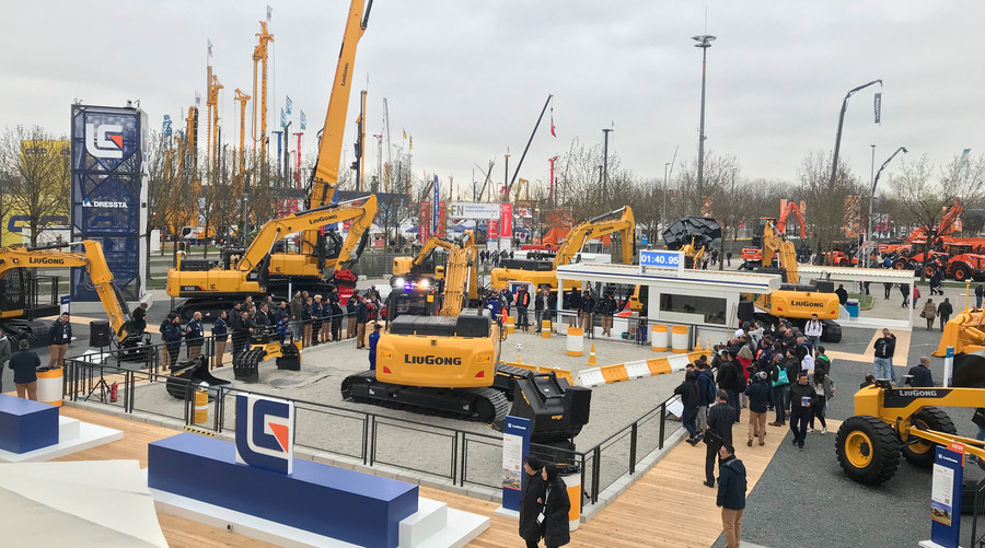 2019德国宝马展参展全新挖机一次看完