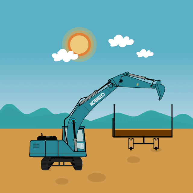 神钢建机量身定制拨料机铁运作业大显身手