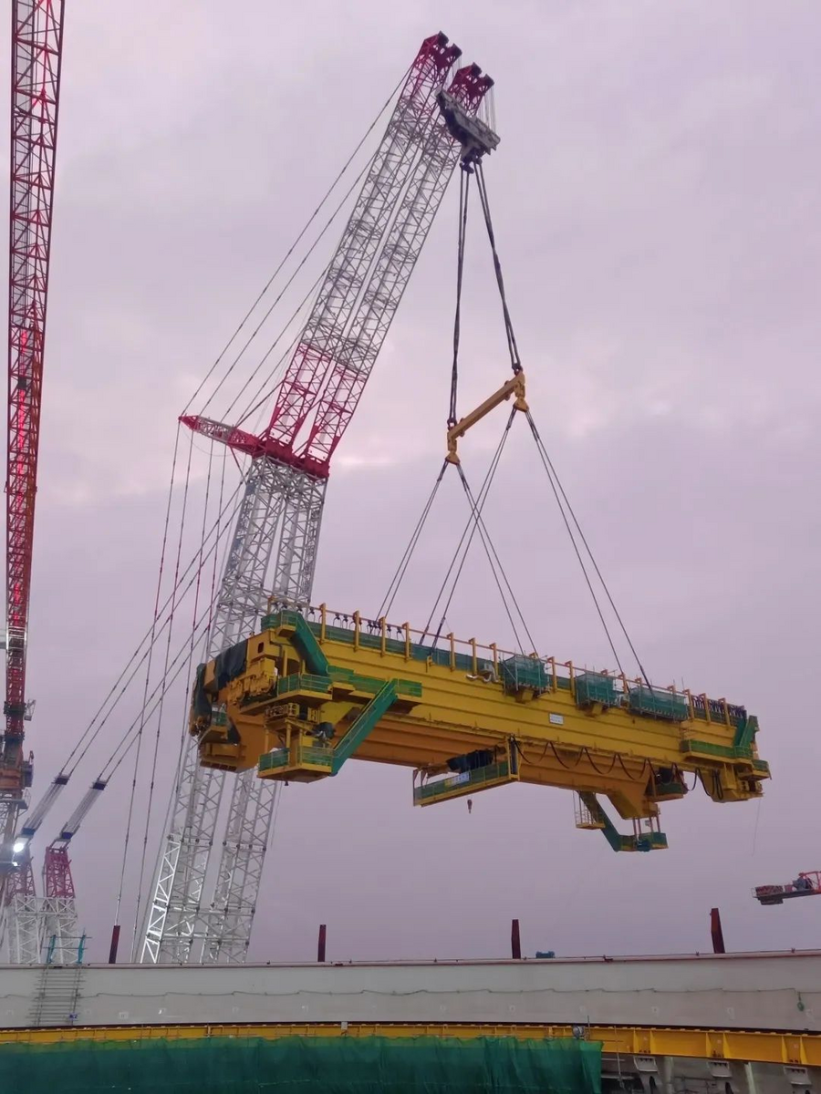 6天2连吊，中联重科起重机核电建设再立功勋