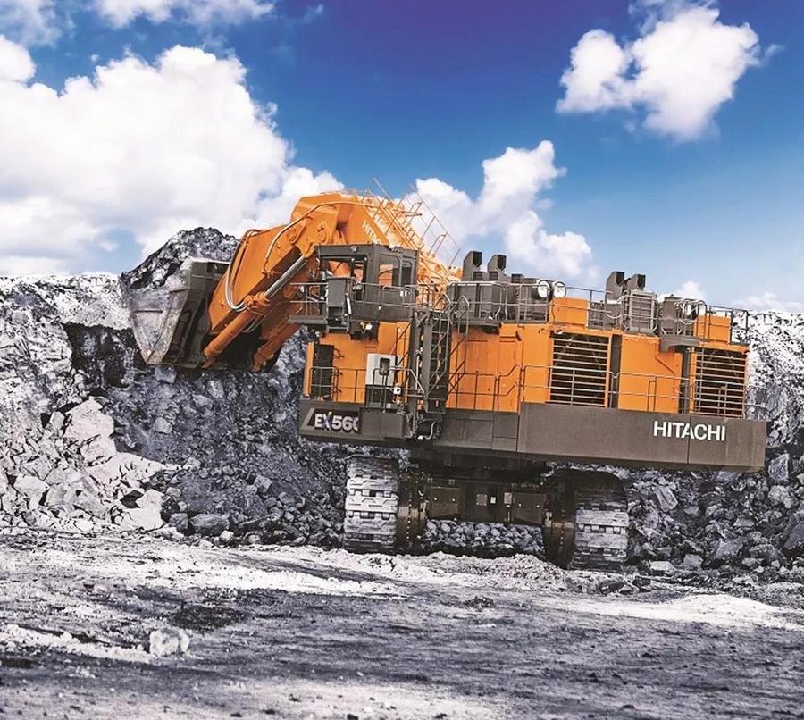 日立建机ex5600-7超大矿用挖掘机