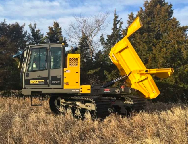 【海外新品】terramac推出可360度旋转,履带式运输车