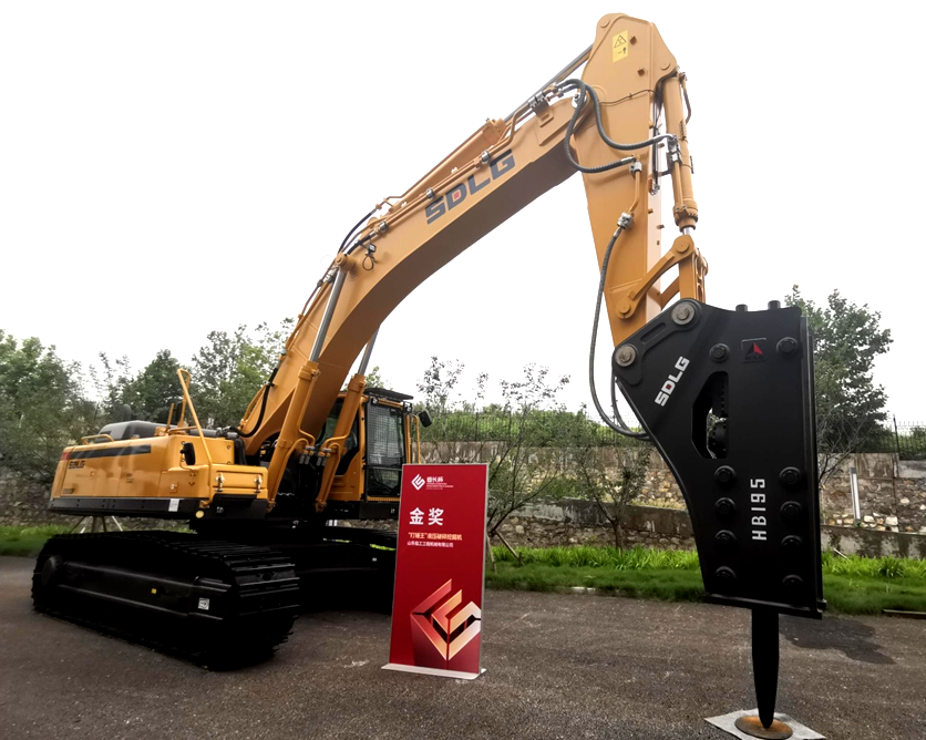 喜讯!e6500f"打锤王"挖掘机荣获"省长杯"工业设计大赛金奖