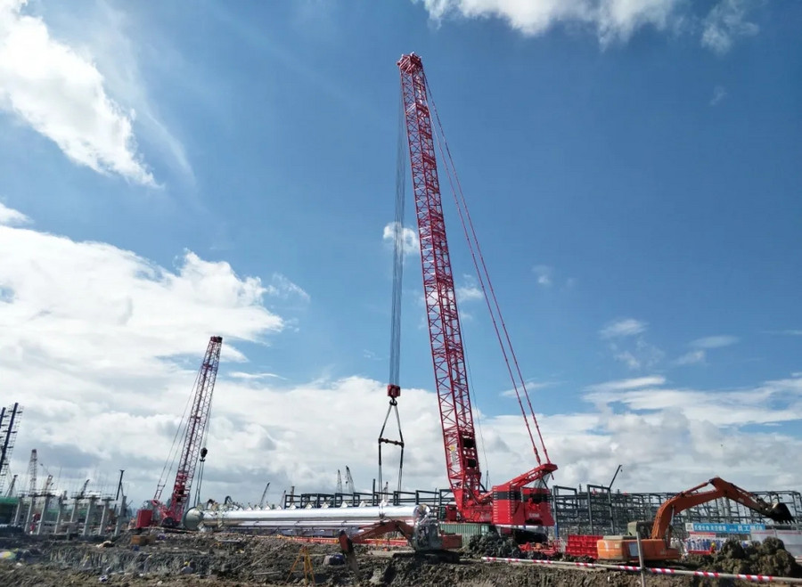 行业最强的800吨级履带起重机徐工xgc12000,高歌猛进赴征途!