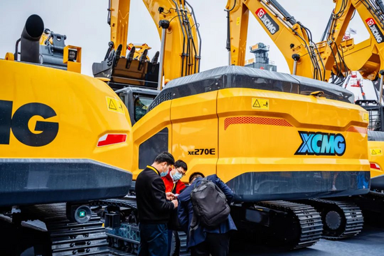 bauma CHINA 2020 节能新标半岛·BOB官方网站杆徐工新能源挖掘机(图4)