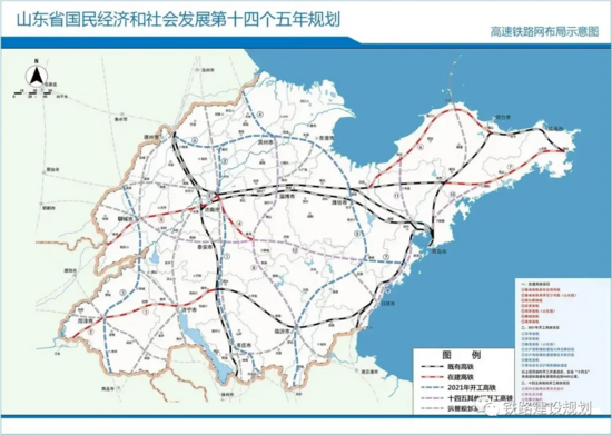 儲備建設濱臨,魯中等高鐵通道