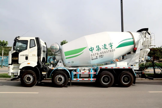 天生爆款!解放&凌宇一体化搅拌车持续发车