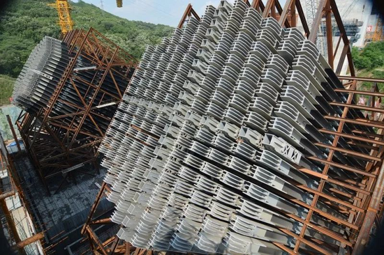 五峰山大桥南锚碇锚杆安装