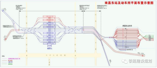 南昌东站位置示意图▼
