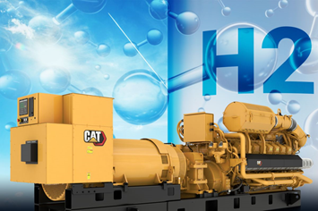 卡特彼勒重磅推出100%氫氣內燃機發電機組發電解決方案