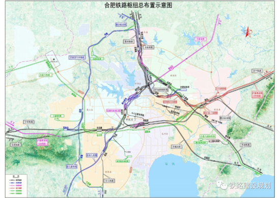 合肥高铁规划图片