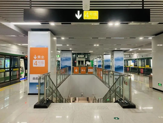 近日合肥地铁4号线通车了