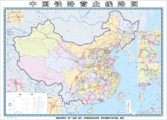【新年新圖】中國鐵路營業線路圖2022年元旦版