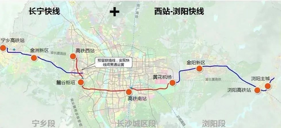 长沙磁悬浮路线地图图片