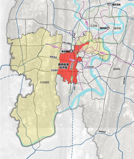 重庆西站片区未来规划图片