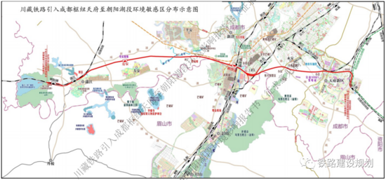 动车入藏!川藏铁路引入成都枢纽天府至朝阳湖段环境影响报告书公示_铁甲工程机械网