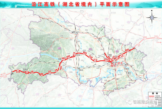 沿江铁路线路图图片