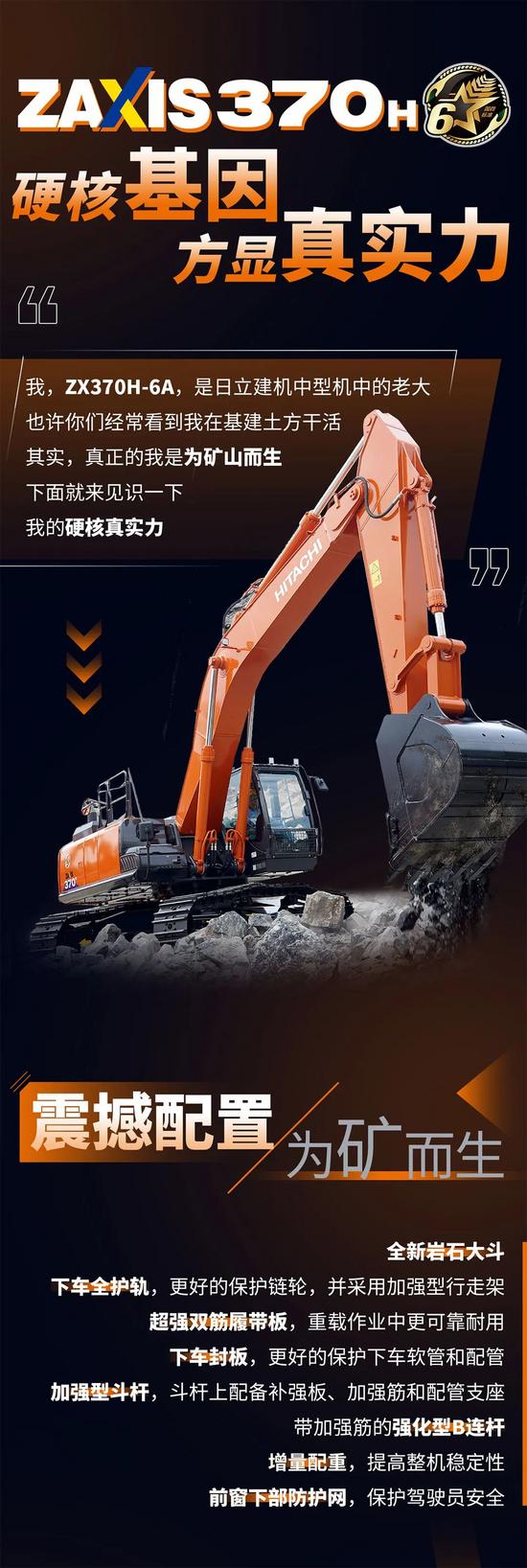 ZX370H-6A｜为矿山而生！