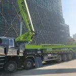 强者风范！中联重科70米轻混泵车助建东北最大文旅综合体