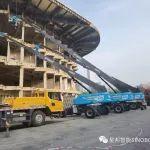 高米段臂车 | 助力上海新地标建设