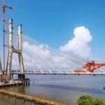 彩虹越天竺！柳工欧维姆助力印度跨度第二大斜拉桥建设