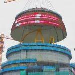 中联重科起重机成功吊装海南昌江核电4号机组内穹顶