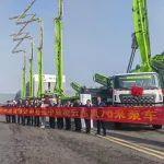 “三箭齐发”！中联重科东风70米泵车批量交付海南