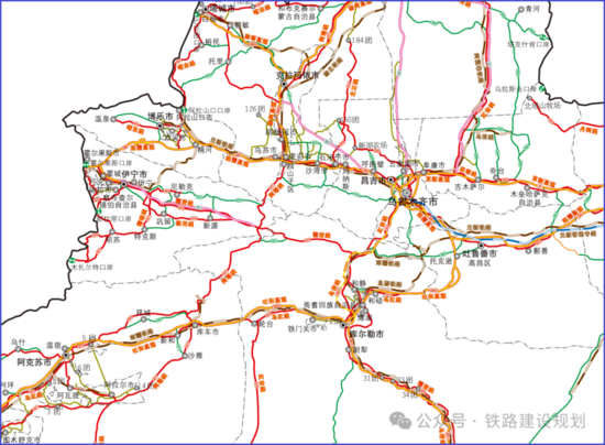 “十四五”新疆交通大爆发！2条高速+1条铁路将连通南北疆