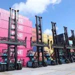 “買堆高機(jī)，只選三一” 這個(gè)新建堆場一次買6臺