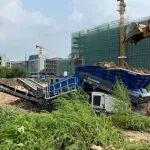 工地報告 | 更快更省地處理建筑固廢？克磊鏝重篩輕松搞定