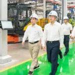 自治區(qū)副主席、柳州市委書記譚丕創(chuàng)到柳工調(diào)研