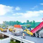 江蘇高速上演徐工成套道路機械大片！