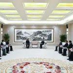 孫紹騁王莉霞會(huì)見三一集團(tuán)董事長向文波